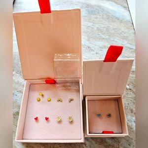 Set of 5 Pip Pop Post earrings